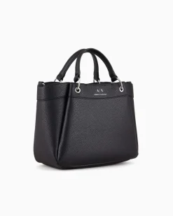 ARMANI EXCHANGE Borsa in ecopelle con dettaglio tracolla