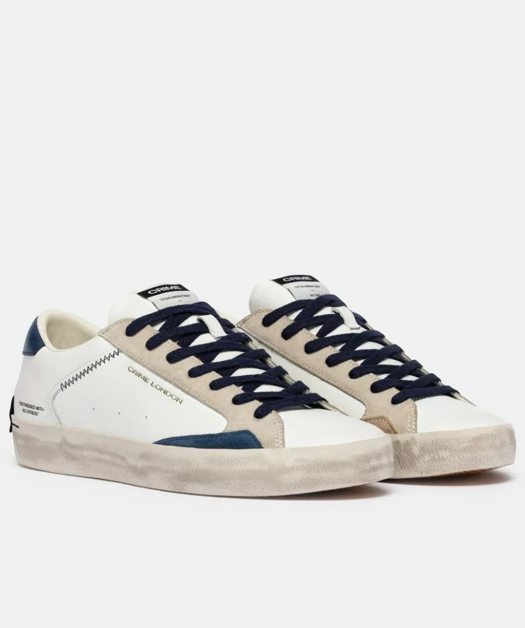 CRIME LONDON SNEAKERS DISTRESSED LO -19003PP8