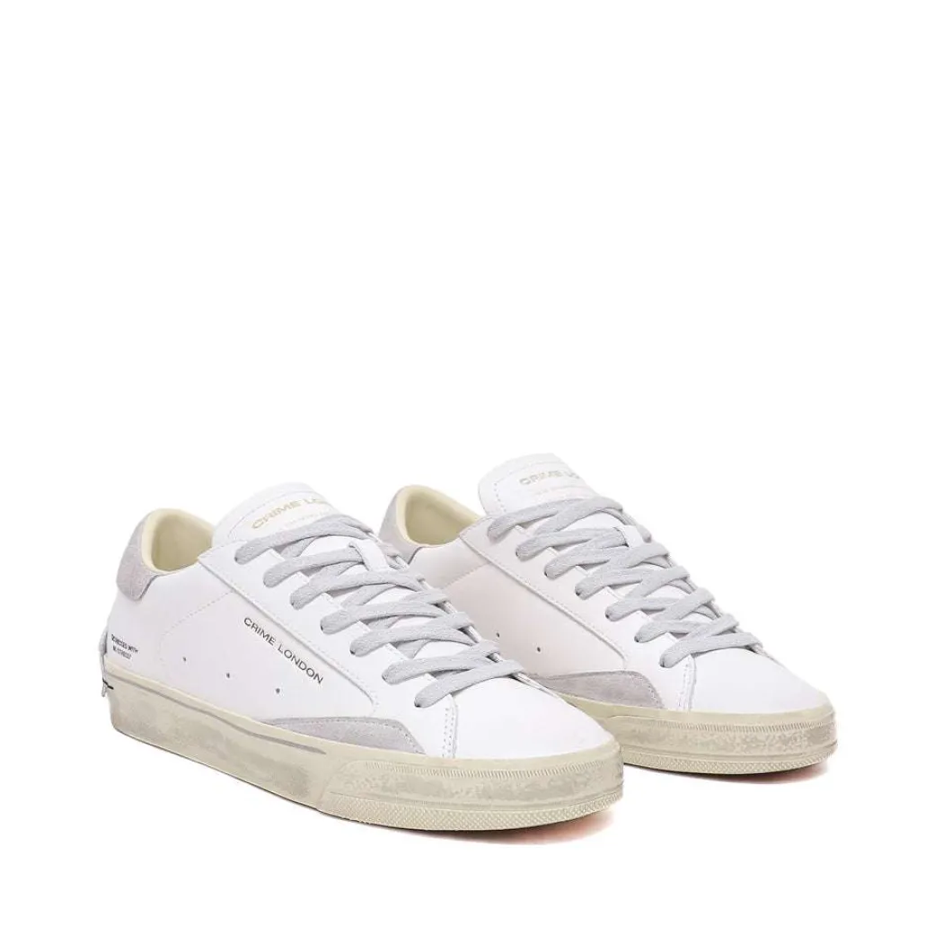 CRIME LONDON SNEAKERS DISTRESSED LO -19053PP8