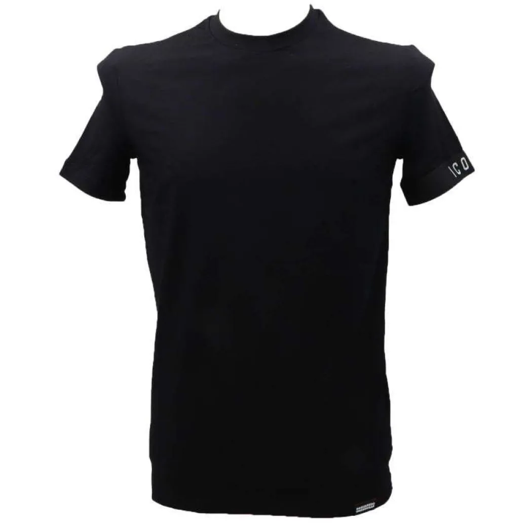 DSQUARED ROUND NECK T-SHIRT - D9M3S5030