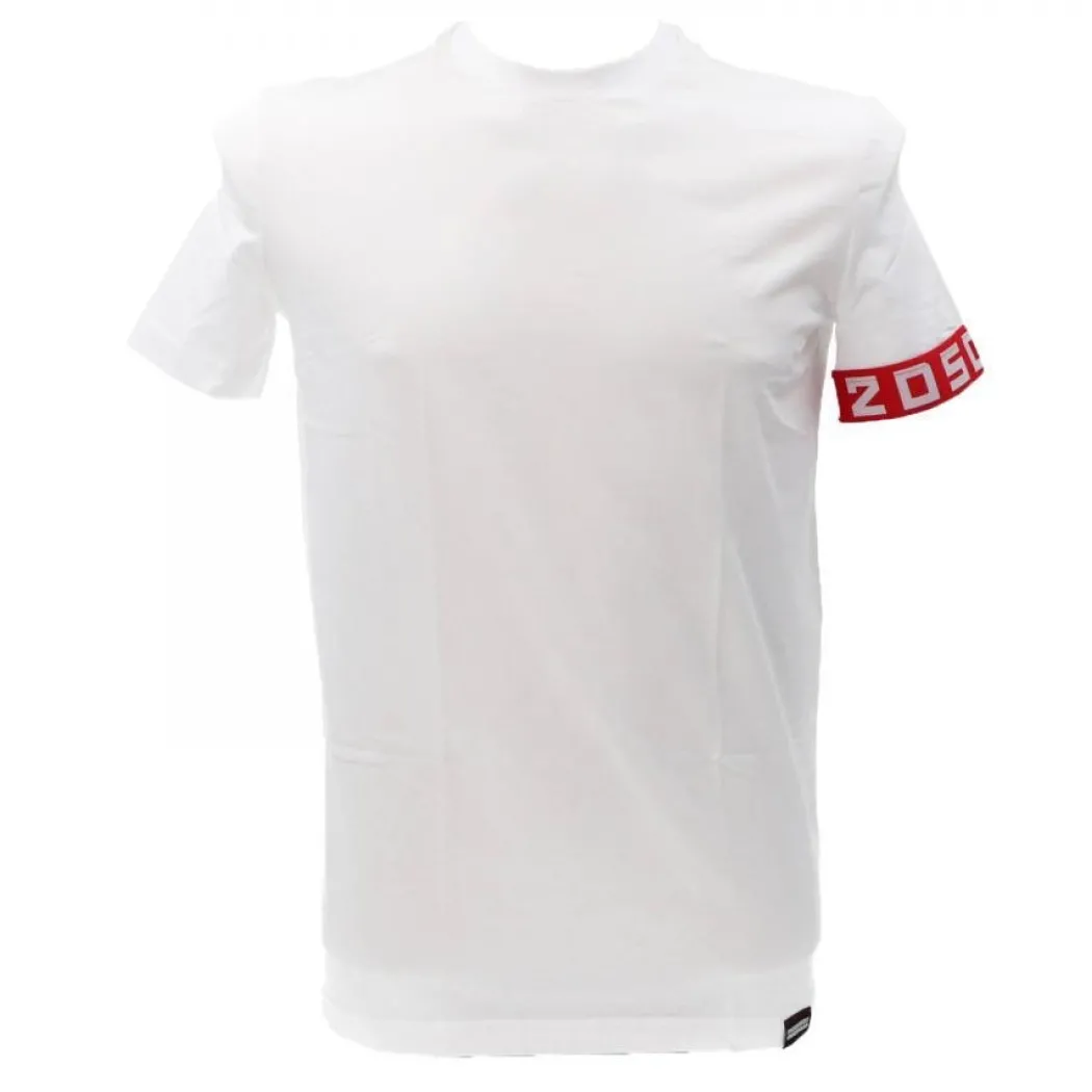 DSQUARED ROUND NECK T-SHIRT - D9M3S5130