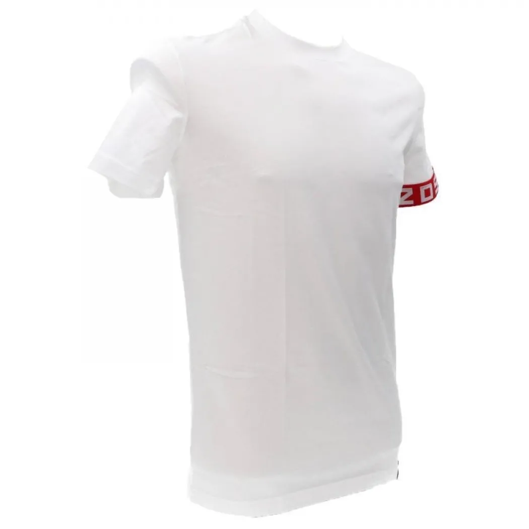 DSQUARED ROUND NECK T-SHIRT - D9M3S5130