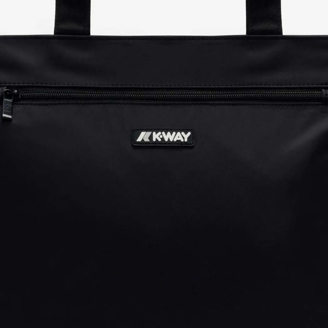 K-WAY BORSA A SPALLA ELLIANT BLACK PURE -K7116NW
