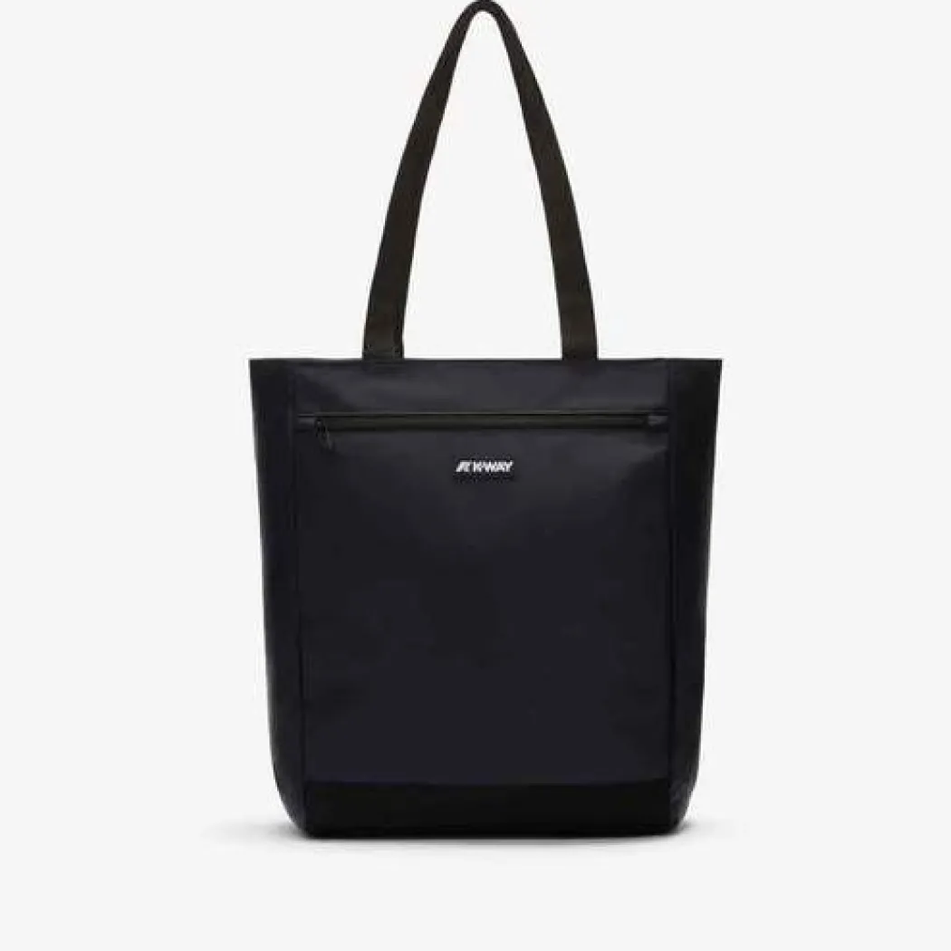 K-WAY BORSA A SPALLA ELLIANT BLACK PURE -K7116NW