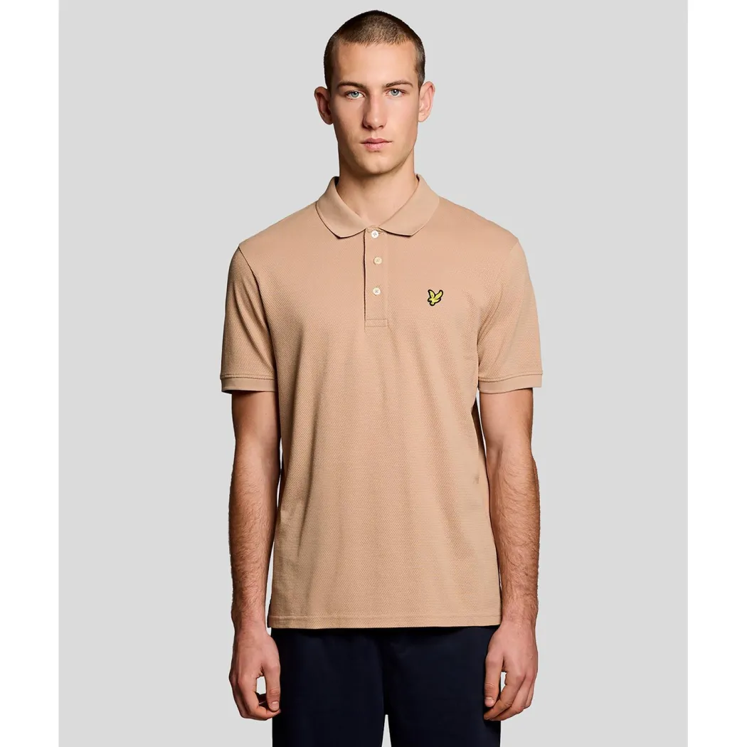 LYLE & SCOTT Popcorn Jacquard POLO uomo - SP2400V