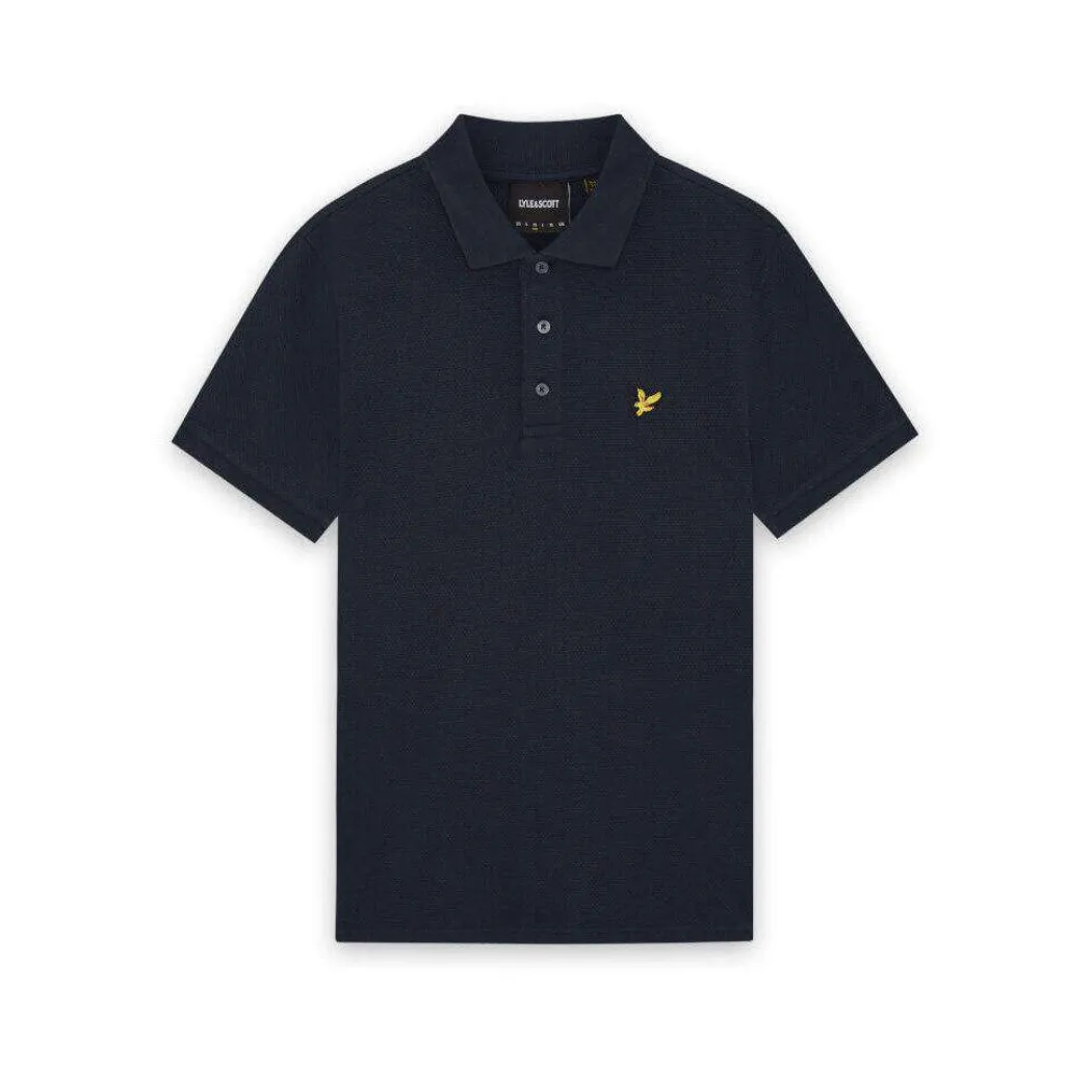 LYLE & SCOTT Popcorn Jacquard POLO uomo - SP2400V