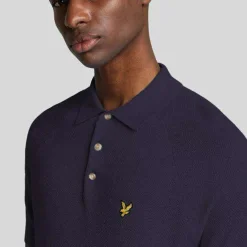 LYLE & SCOTT Popcorn Jacquard POLO uomo - SP2400V