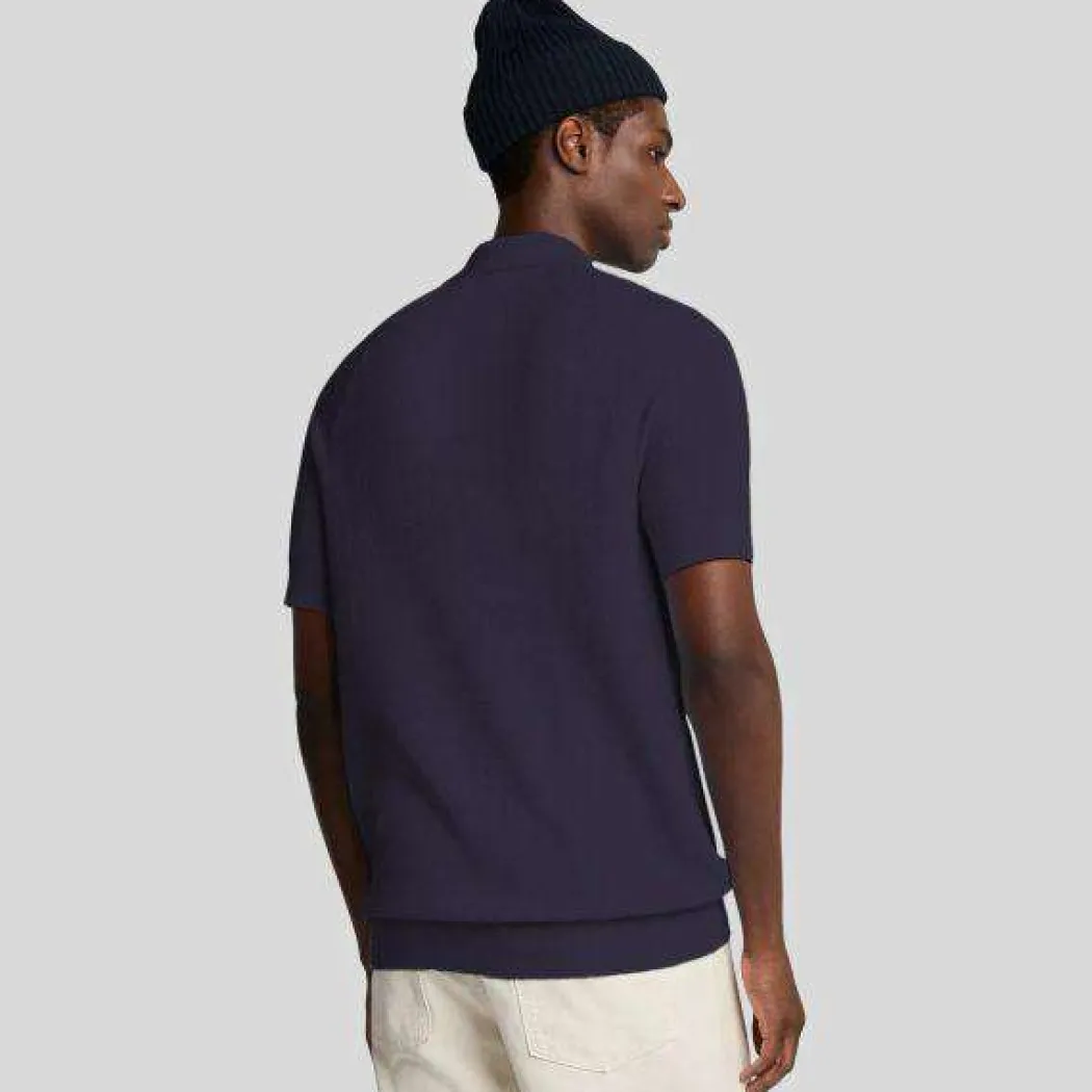 LYLE & SCOTT Popcorn Jacquard POLO uomo - SP2400V