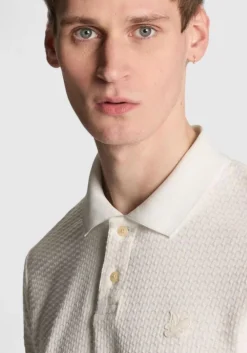 LYLE & SCOTT Popcorn Jacquard POLO uomo - SP2400V