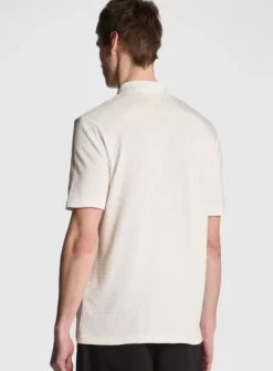 LYLE & SCOTT Popcorn Jacquard POLO uomo - SP2400V