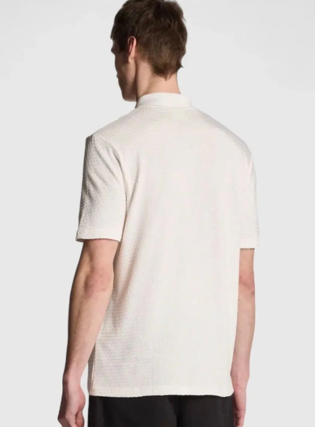 LYLE & SCOTT Popcorn Jacquard POLO uomo - SP2400V
