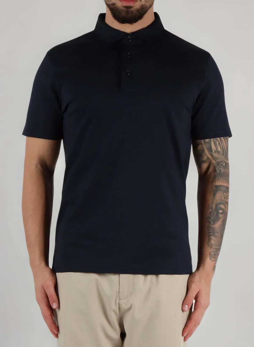 SUN 68 POLO BIG LOGO -A36113