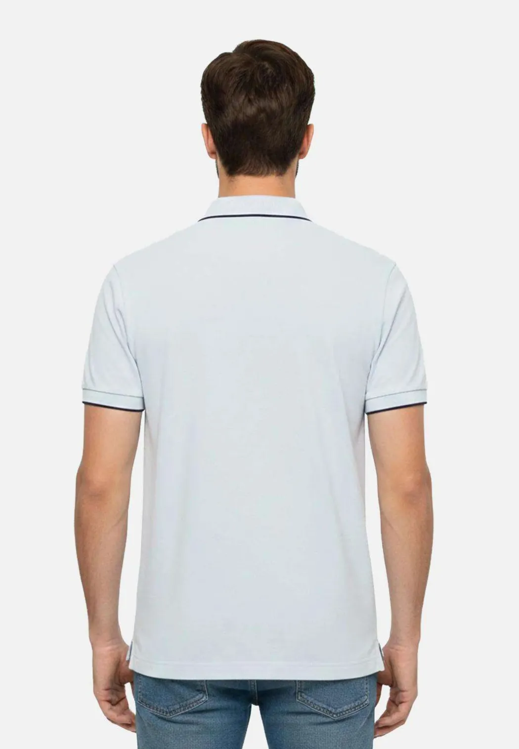 SUN 68 POLO SMALL STRIPE -A36111