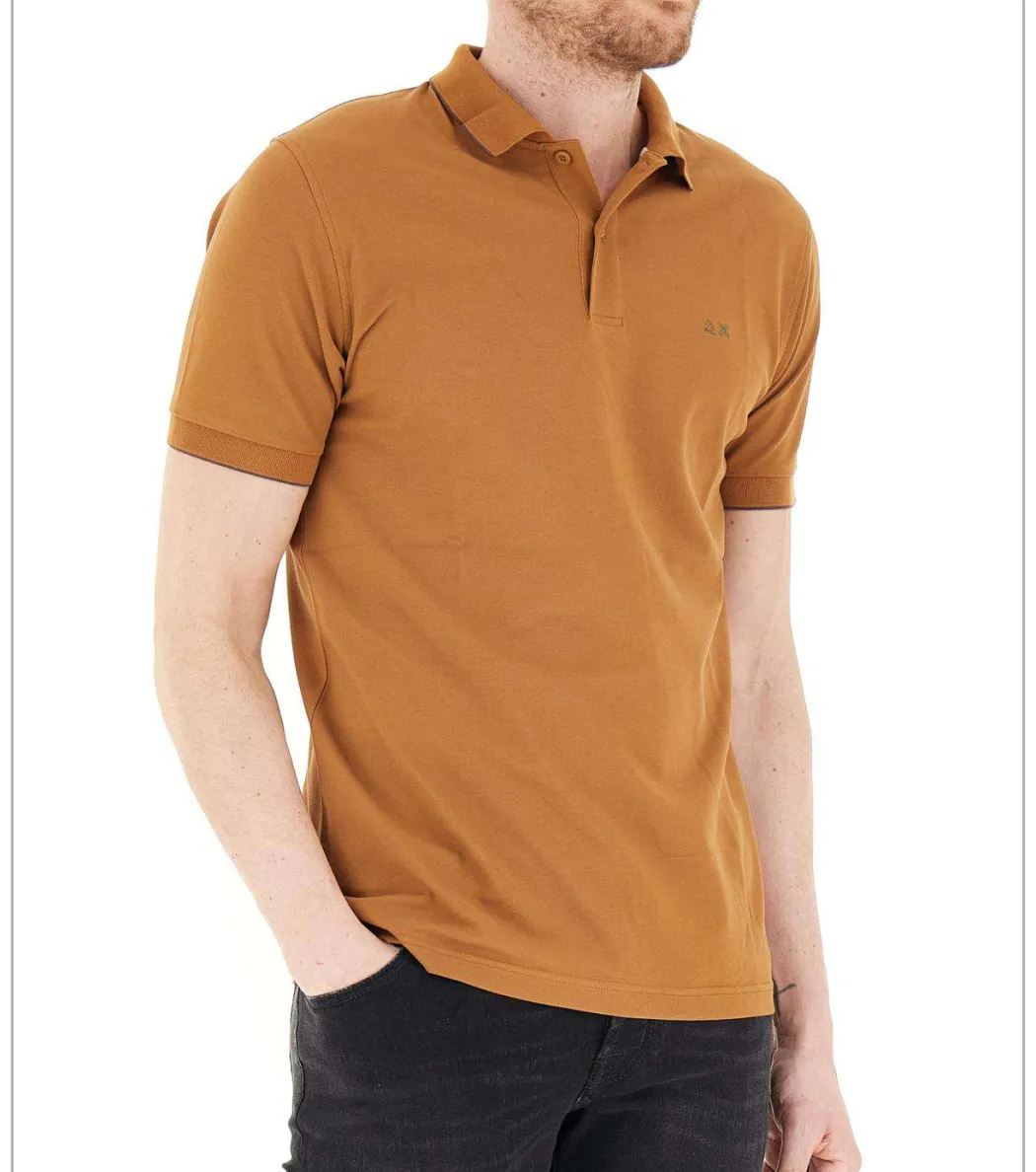 SUN 68 POLO SMALL STRIPE -A36111