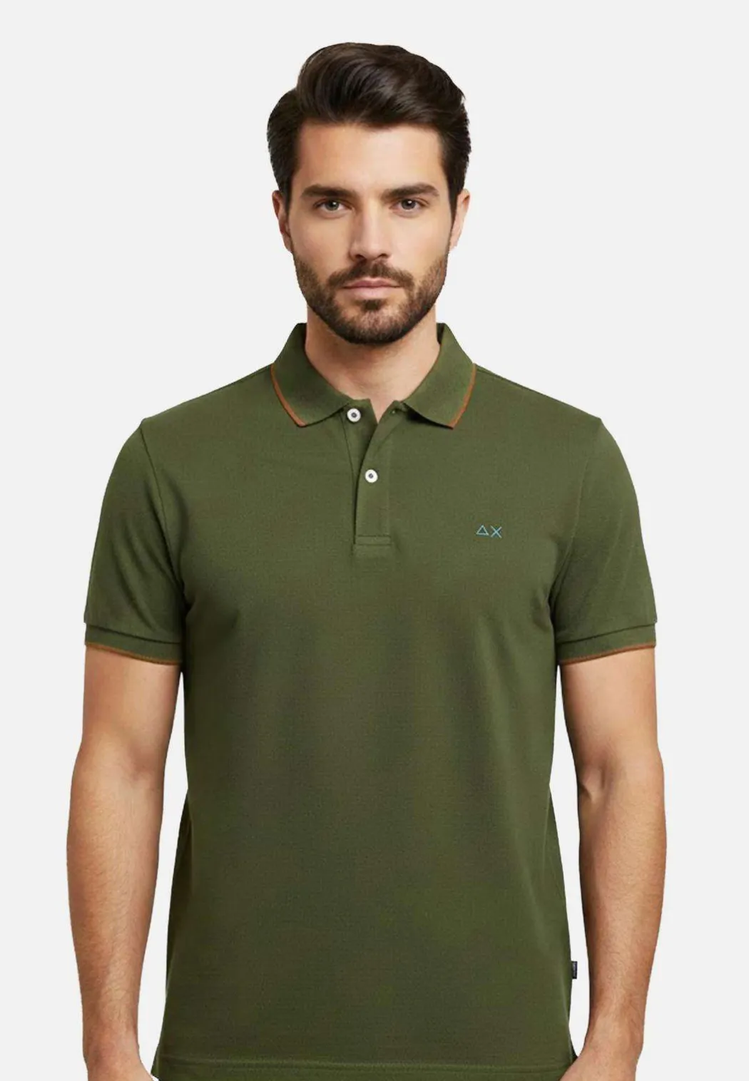 SUN 68 POLO SMALL STRIPE -A36111