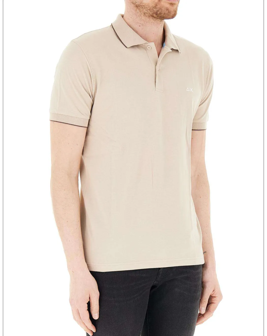 SUN 68 POLO SMALL STRIPE -A36111