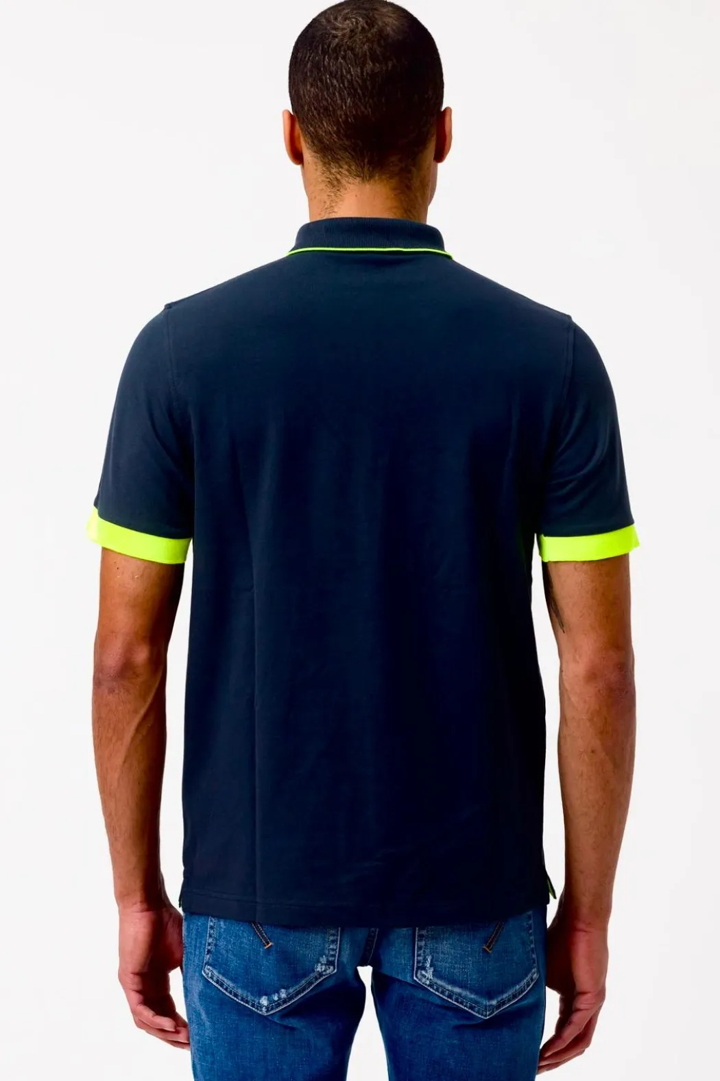 SUN 68 POLO SMALL STRIPE -A36120