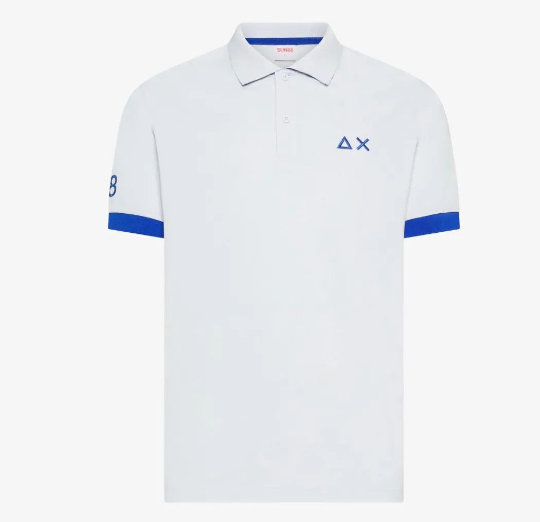 SUN 68 POLO UOMO BIG LOGO -A36121