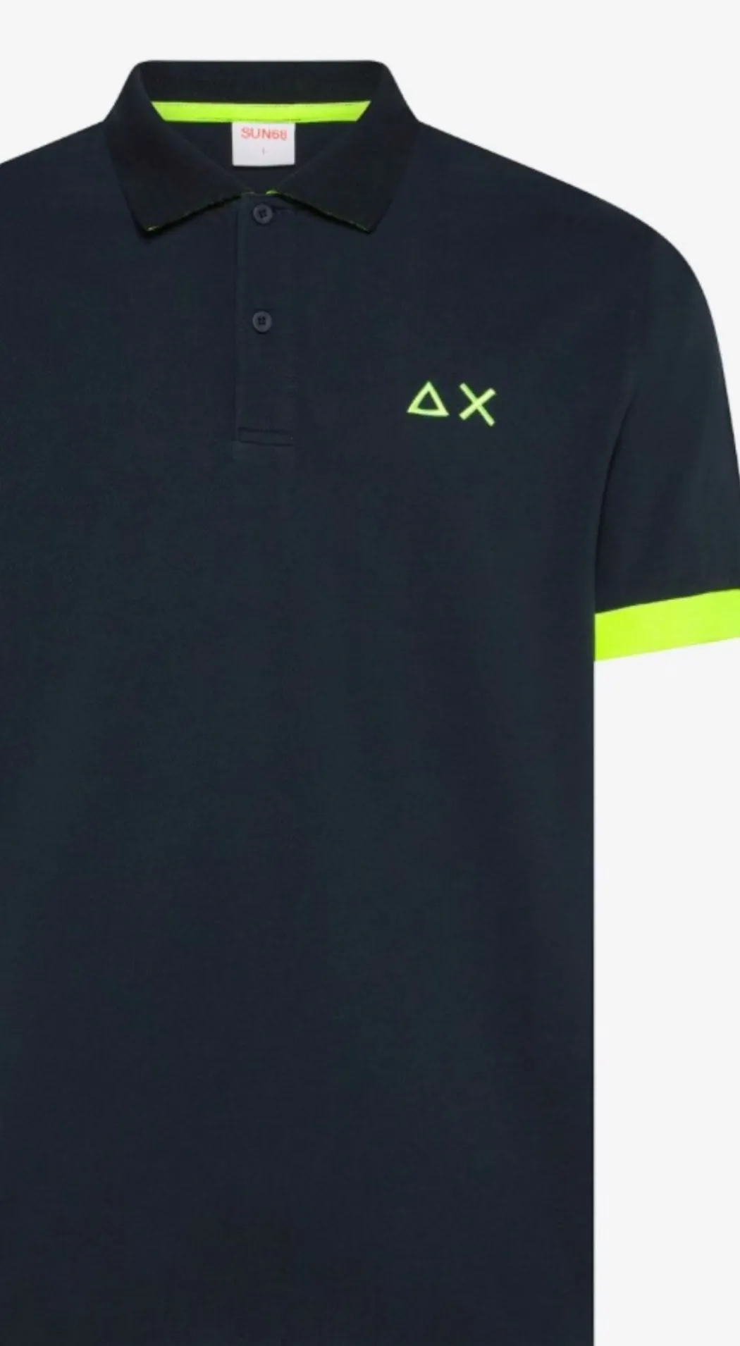 SUN 68 POLO UOMO BIG LOGO -A36121