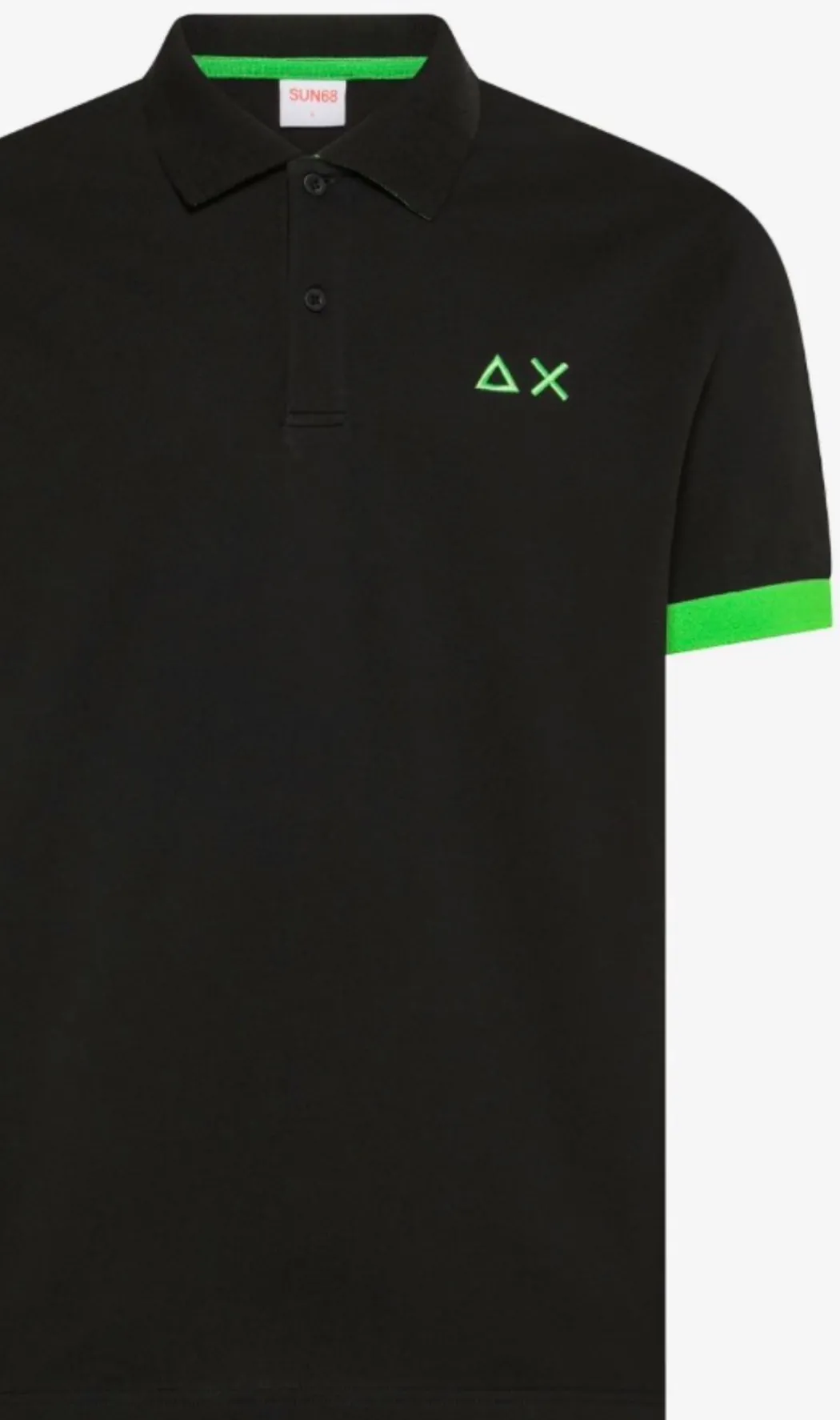 SUN 68 POLO UOMO BIG LOGO -A36121