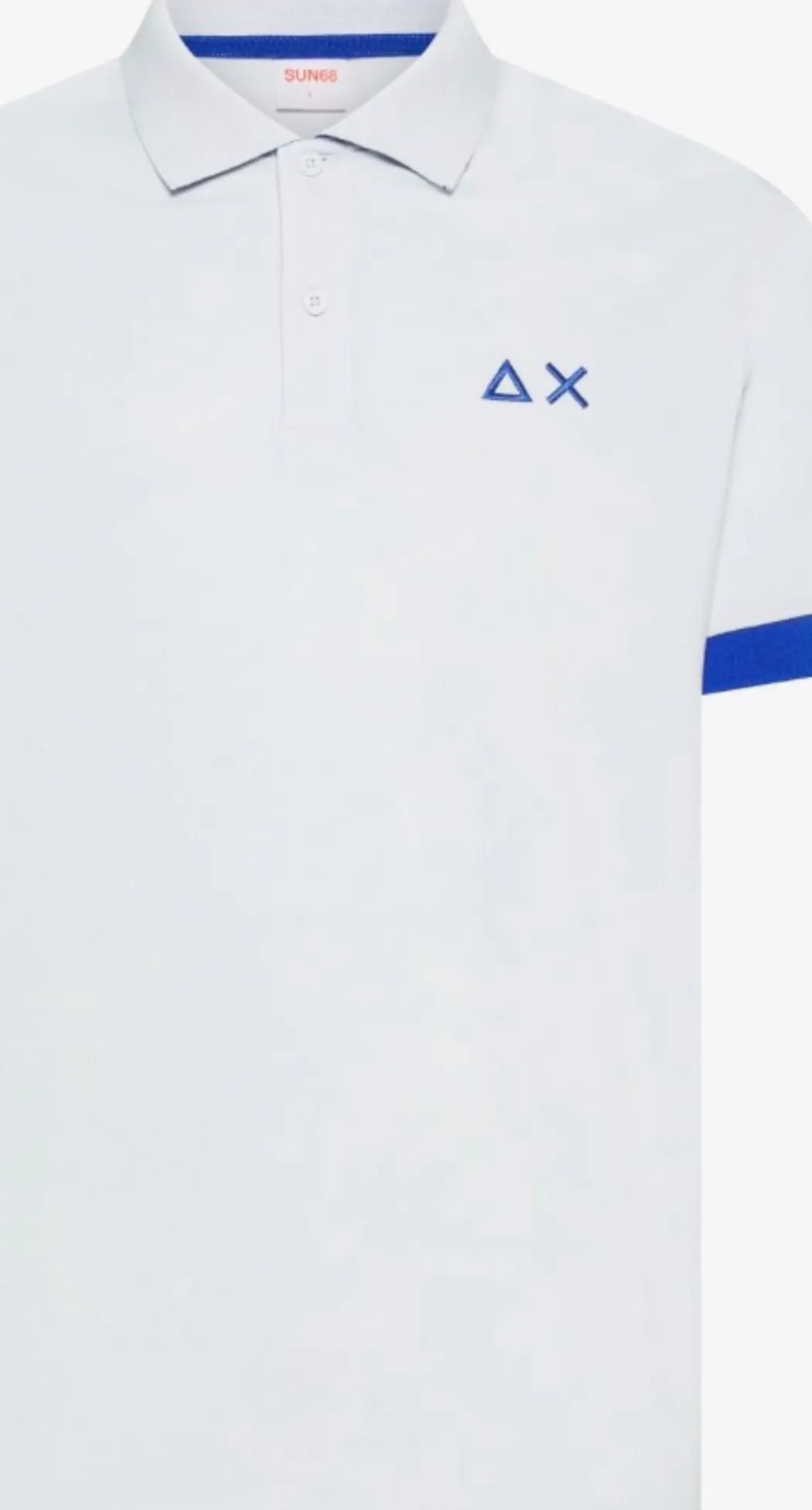 SUN 68 POLO UOMO BIG LOGO -A36121