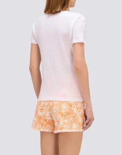SUNDEK V-NECK T-SHIRT DONNA -W967TELI800